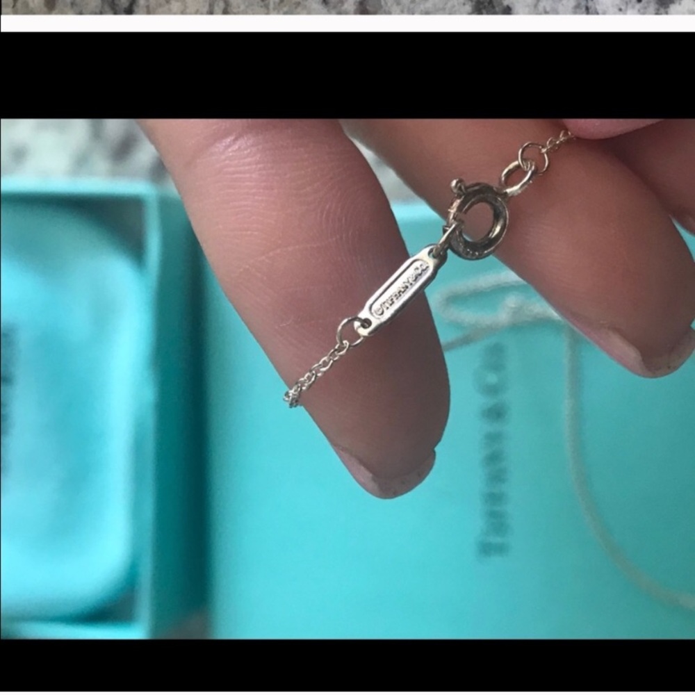 Authentic New Tiffany & Co. Silver Necklace in Box - Picture 2 of 4